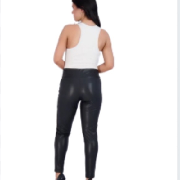 NWT Maze Black Faux Leather Pull-on Pants Size 2X - Picture 4 of 7